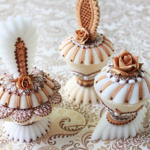 Cast Sugar Bottle Trio Dodged - Other Sweets