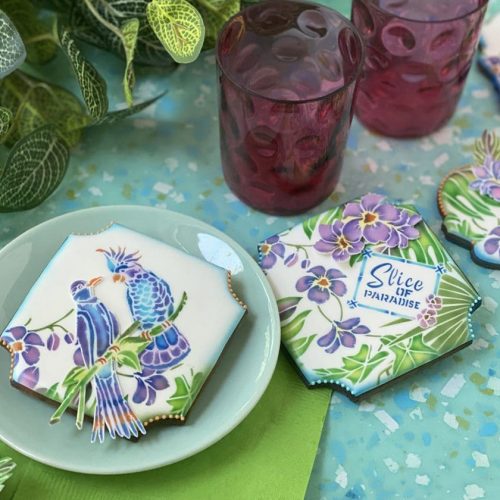 Slice of Paradise - Opener - Stenciled Cookies Gallery