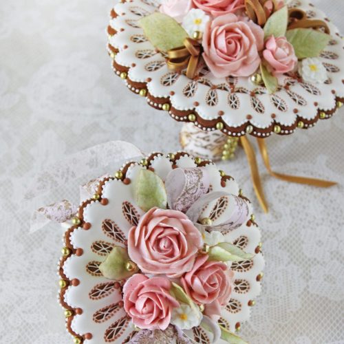 Two Bouquets Vertical Best Brighter - Gallery - 3-D Cookies