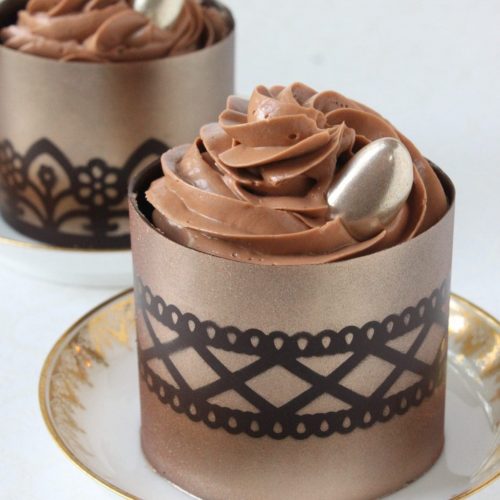 Chocolate Cupcake Liners Closeup - Other Sweets