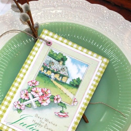 Bring in Spring - Postcard Place Card