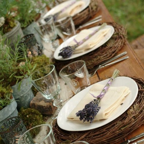 Gallery - Parties - Lavender Table - Bigger