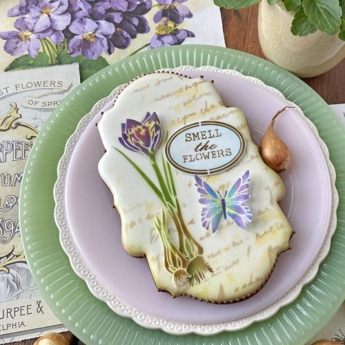 Vintage Bulbs Dynamic Duos™ Sets - Tall Plaque with Smell the Flowers Message